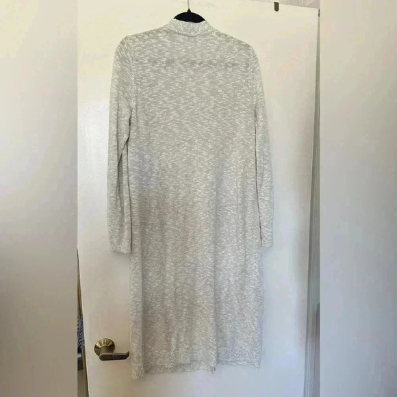 Pure Jill Single Button Long Sleeve Cream Cardigan - Picture 4 of 6